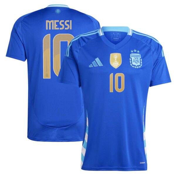 2024 Argentina Away Soccer Jersey Messi 10 - Image 4