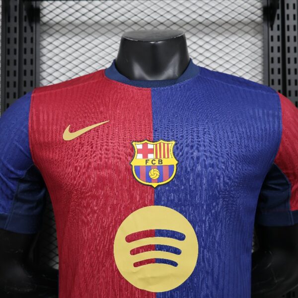 2024/25 Barcelona Home Soccer Jersey - Player Version - Image 4