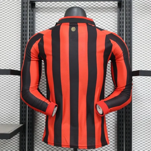 2024/25 AC Milan 125th Anniversary Commemorative Edition Soccer Jersey Player Version Long Sleeves - Image 2
