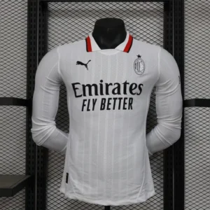 2024/25 AC Milan Away Soccer Jersey Player Version Long Sleeves