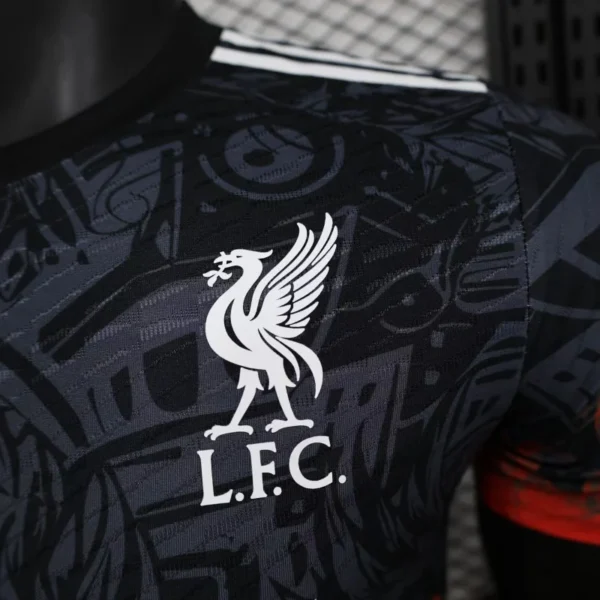 2024/25 Liverpool Special Edition Soccer Jersey Player Version Fire - Image 4