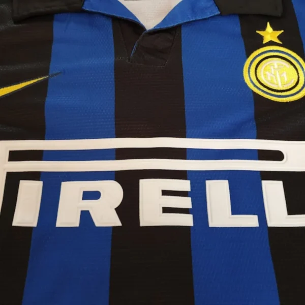 1998/99 Retro Inter Milan Home Soccer Jersey - Image 5