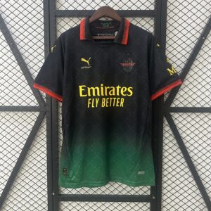 2024/25 AC Milan Co-Branded Edition Soccer Jersey Black