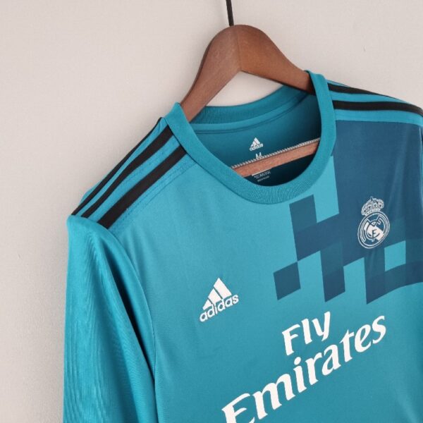 Retro Real Madrid 17/18 long sleeve third away - Image 5
