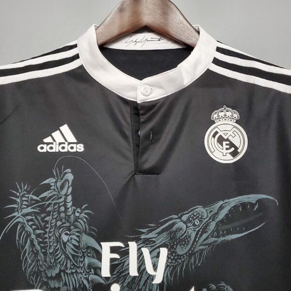 Retro Long Sleeve Real Madrid 14/15 Third Away - Image 2