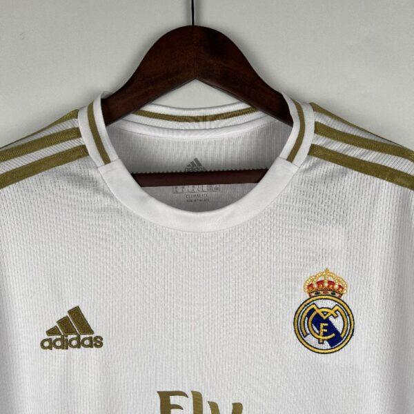 Retro Real Madrid 19/20 Long Sleeve Home - Image 7