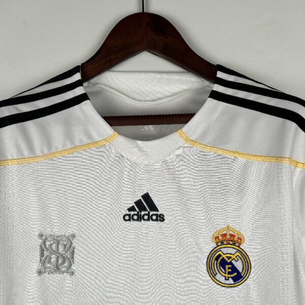 Retro Real Madrid 09/10 Long Sleeve Home - Image 8