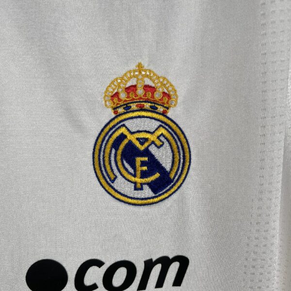 Retro Real Madrid 09/10 Long Sleeve Home - Image 7