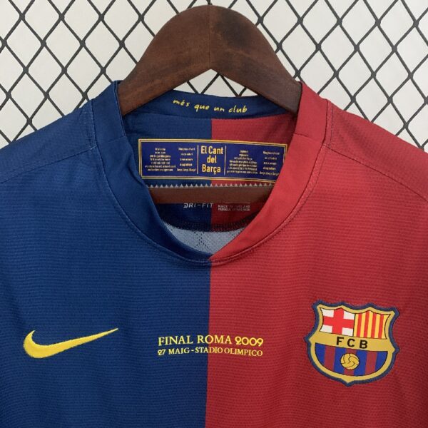 Retro long sleeves Barcelona 08/09 Champions League home - Image 2