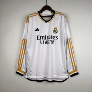 Retro 23/24 Long Sleeve Real Madrid Home