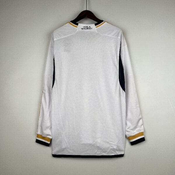 Retro 23/24 Long Sleeve Real Madrid Home - Image 7