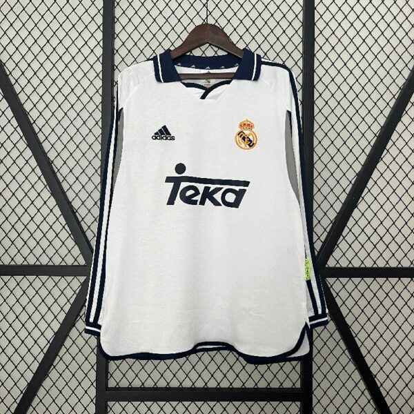 Retro long sleeve Real Madrid 00/01 Home