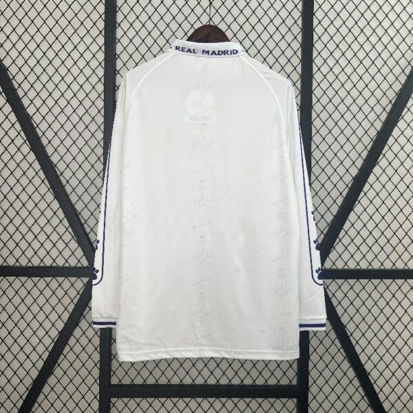 Retro long sleeve Real Madrid 94/96 home - Image 5