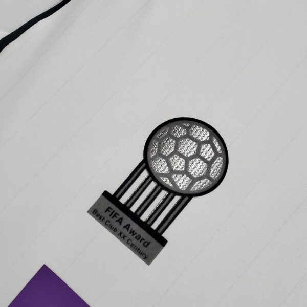 Retro Real Madrid Long sleeve 06/07 home - Image 4