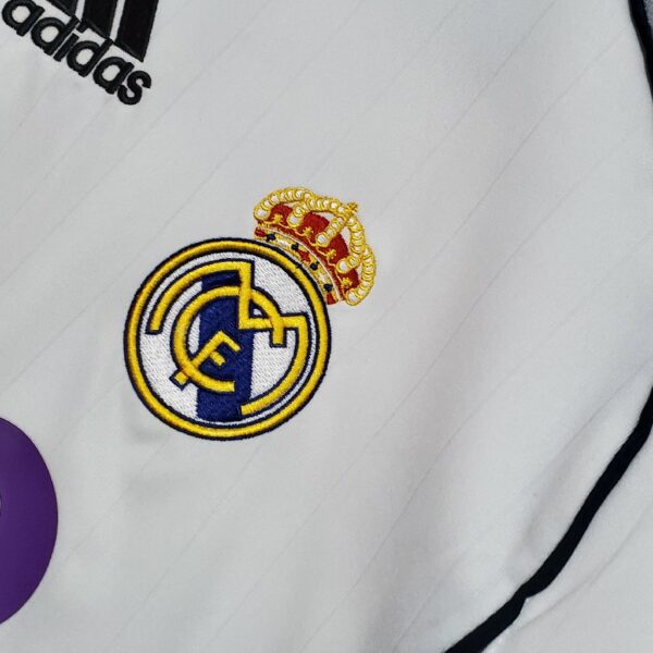 Retro Real Madrid Long sleeve 06/07 home - Image 3