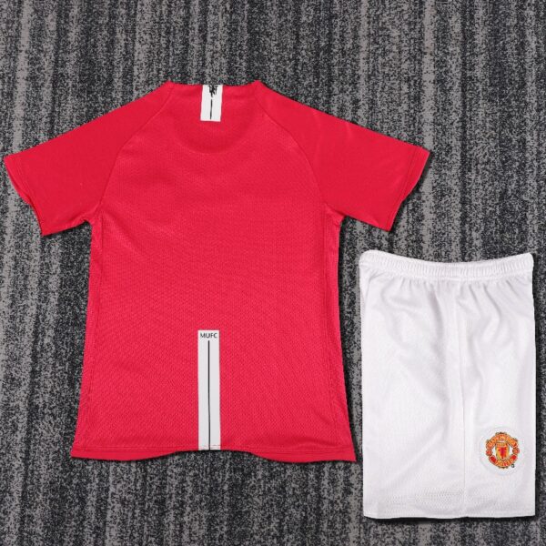 kids Manchester United 2007/08 home Soccer Jersey - Image 2