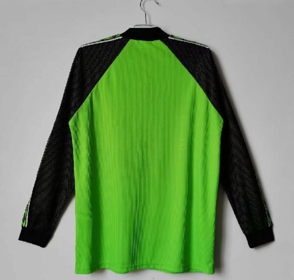 Manchester United 1998/99 goalkeeper Long Sleeve Retro Soccer Jersey - Image 2
