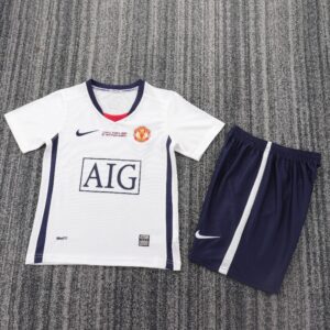kids Manchester United 2008-09 away Soccer Jersey