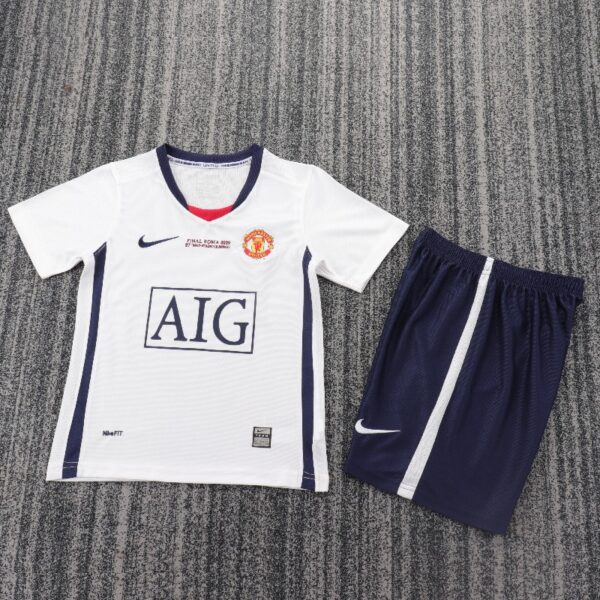 kids Manchester United 2008-09 away Soccer Jersey