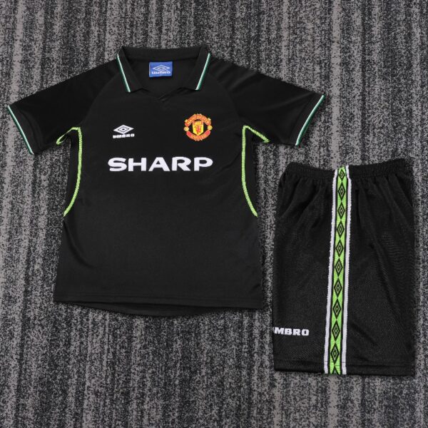 kids Manchester United 1998 third away Soccer Jersey