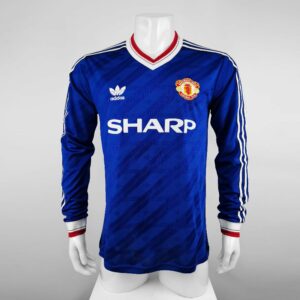 Manchester United 1986/88 third away Long Sleeve Retro Soccer Jersey