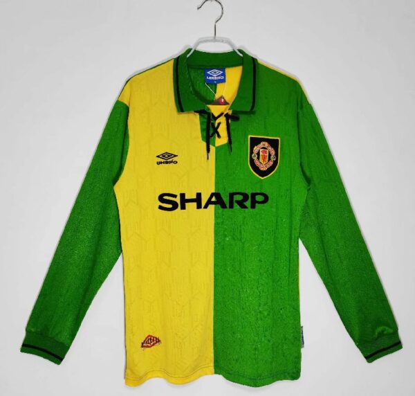 Manchester United 1992/94 third away Long Sleeve Retro Soccer Jersey