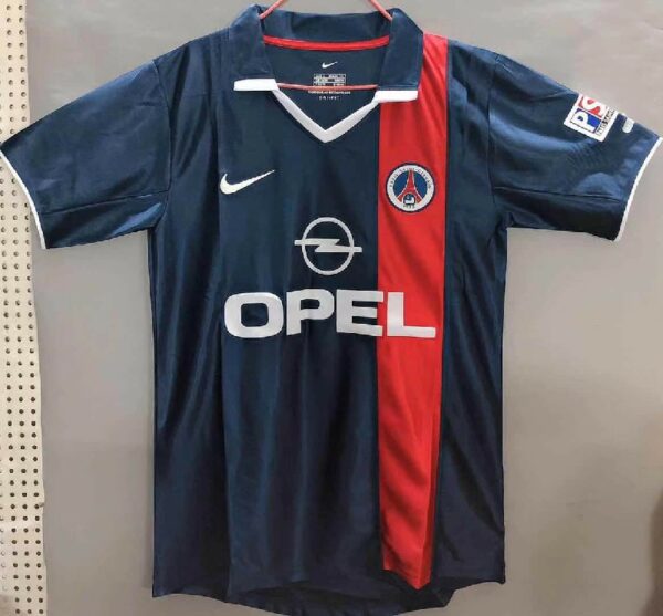 Paris 2001 Home Retro Soccer Jersey