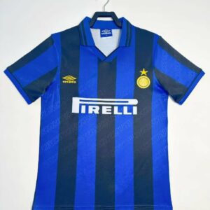 Inter Milan 1995-96 home Retro Soccer Jersey