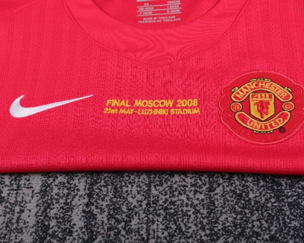 kids Manchester United 2007/08 home Soccer Jersey - Image 5