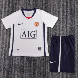 kids Manchester United 2008/09 away Soccer Jersey