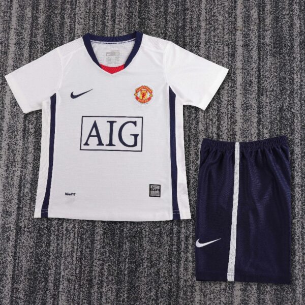 kids Manchester United 2008/09 away Soccer Jersey