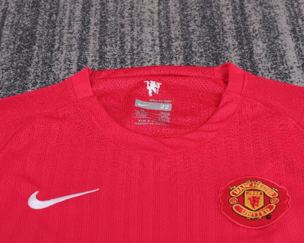 kids Manchester United 2007/08 home Soccer Jersey - Image 3