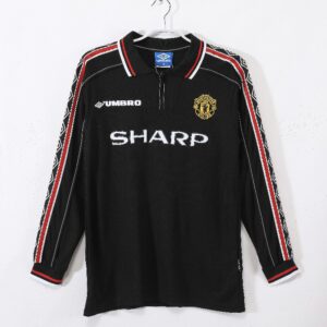 Manchester United 1998/99 Long Sleeve Retro Soccer Jersey