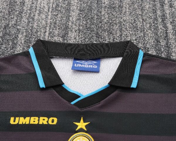 Kids Inter Milan 1997-98 third away Soccer Jersey - Image 3