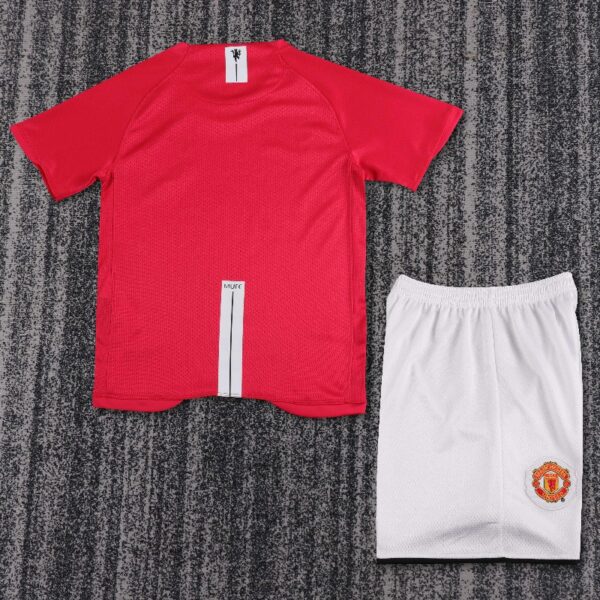 kids Manchester United 2007/08 home Soccer Jersey - Image 2