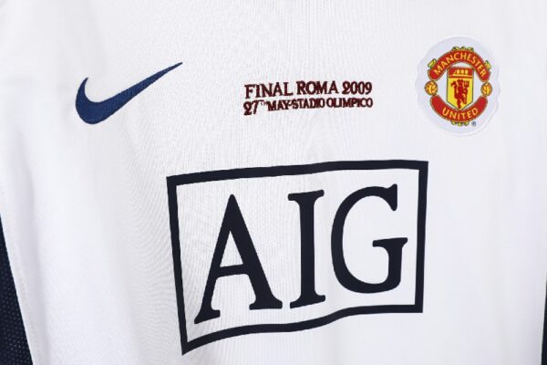 Manchester United 2008/09 away Long Sleeve Retro Soccer Jersey - Image 3
