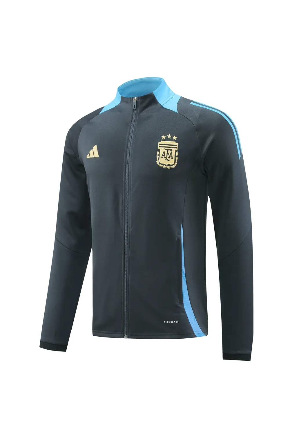 2024 Argentina Gray Jacket Tracksuit - Image 3