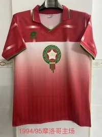 94-95 Morocco Home Red Retro Jersey
