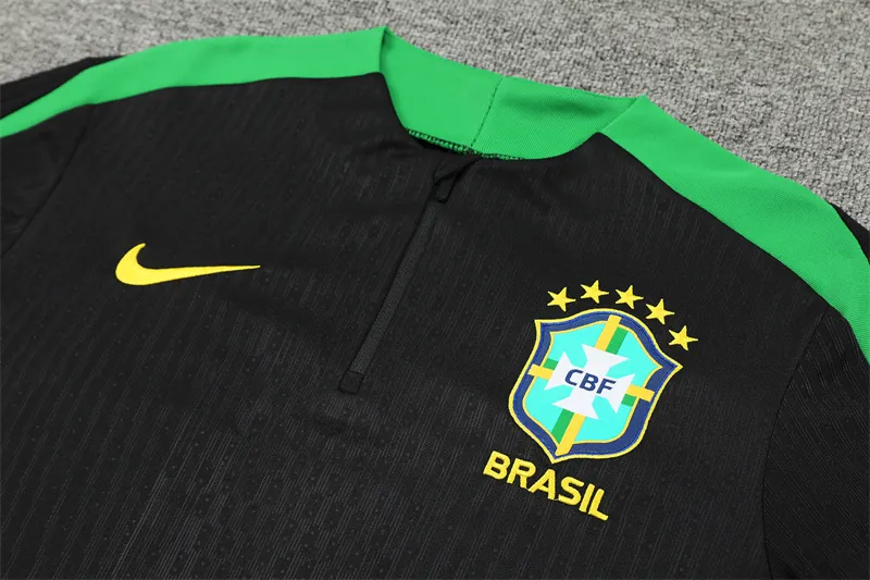 2024 Brazil Black Player Version Training Suit - Image 3