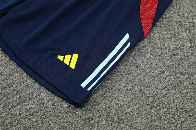 2024 Spain Blue Short Sleeve Training Suit - Image 6